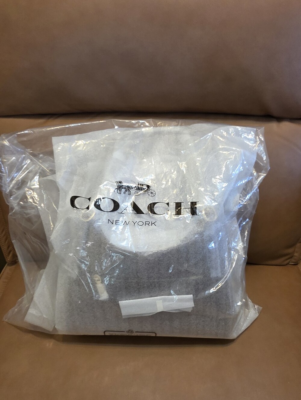 Coach Erin Suede Leather Shoulder Bag Hsndbag Gold/Warm Brown NWT - Picture 12 of 14